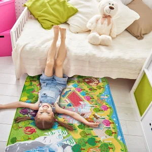 ACHOKA® Spielmatte 100×150 – Extra Weich – Traumschloss 7
