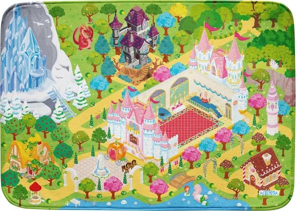 ACHOKA® Spielmatte 100×150 – Extra Weich – Traumschloss 1