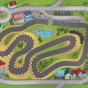 ACHOKA® Spielteppich Stadtrennsport, 80×120 Cm 5