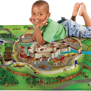 ACHOKA® Ultrasoft Spielteppich Mittelalter, 100 X 150 Cm 6