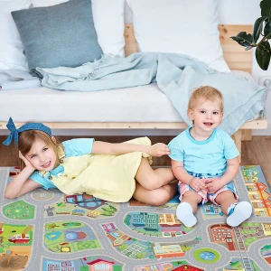 ACHOKA® V-MAT -100×150 Spielmatte Stadt 7