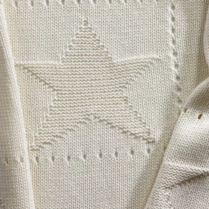 Alvi Strickdecke Karo Creme 75 X100 Cm 7