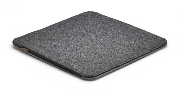 AMARE Sitzkissen 4er-Set Filz Stuhlkissen 40 Cm In Grau 5