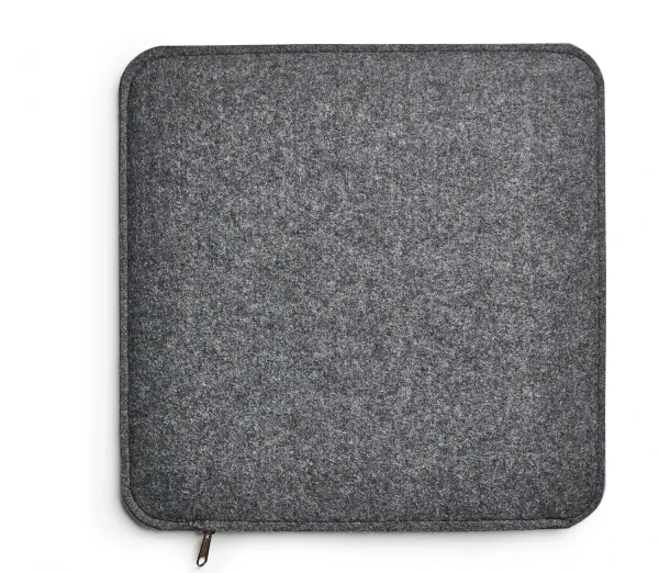 AMARE Sitzkissen 4er-Set Filz Stuhlkissen 40 Cm In Grau 6