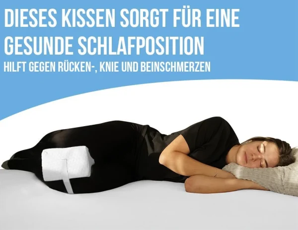 Aspero Ergonomisches Knie-Kissen GRENOBLE In Weiß 4