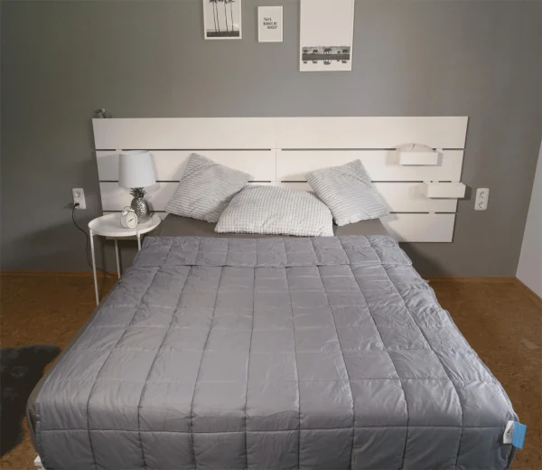 Aspero Gewichtsdecke Mit Glasperlen 7 Kg In Grau 6