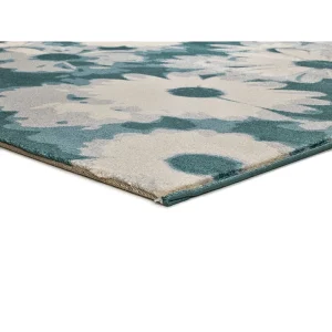 Atticgo Kurzflor-Teppich In Blau/ Beige/ Bunt 7
