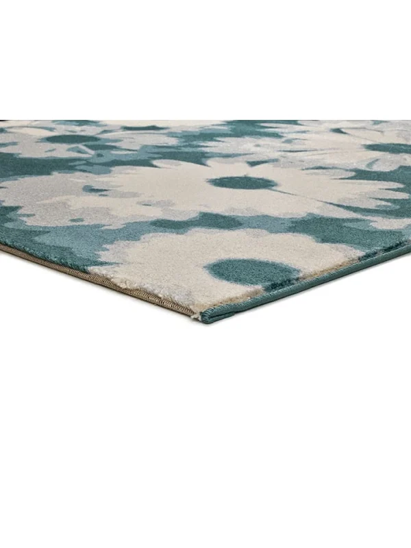 Atticgo Kurzflor-Teppich In Blau/ Beige/ Bunt 3