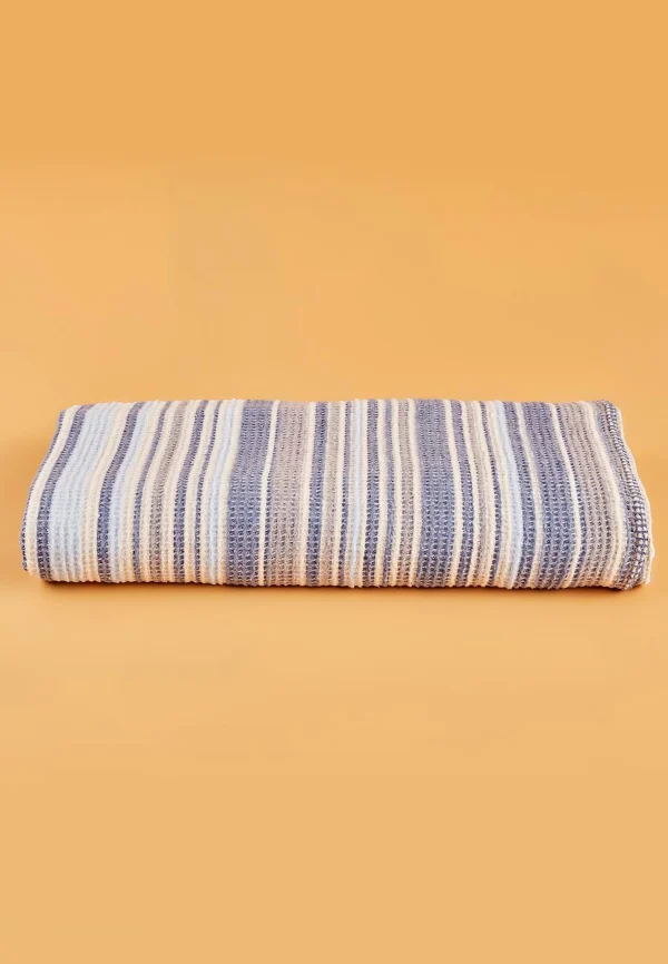 BELLA MAISON Decke Stripe In Blue 3