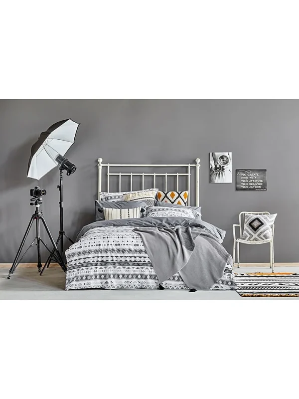 BELLA MAISON Renforcé-Bettwäsche-Set “Glen” In Schwarz 1