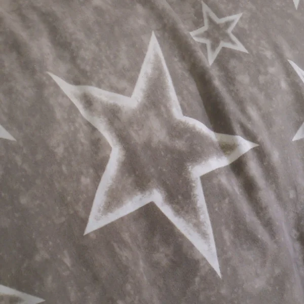 BettwarenShop Bettwäsche Sterne Taupe In Taupe 5