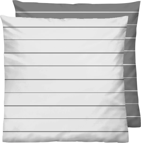 Biberna Kuschelkissenbezug In Grau 1