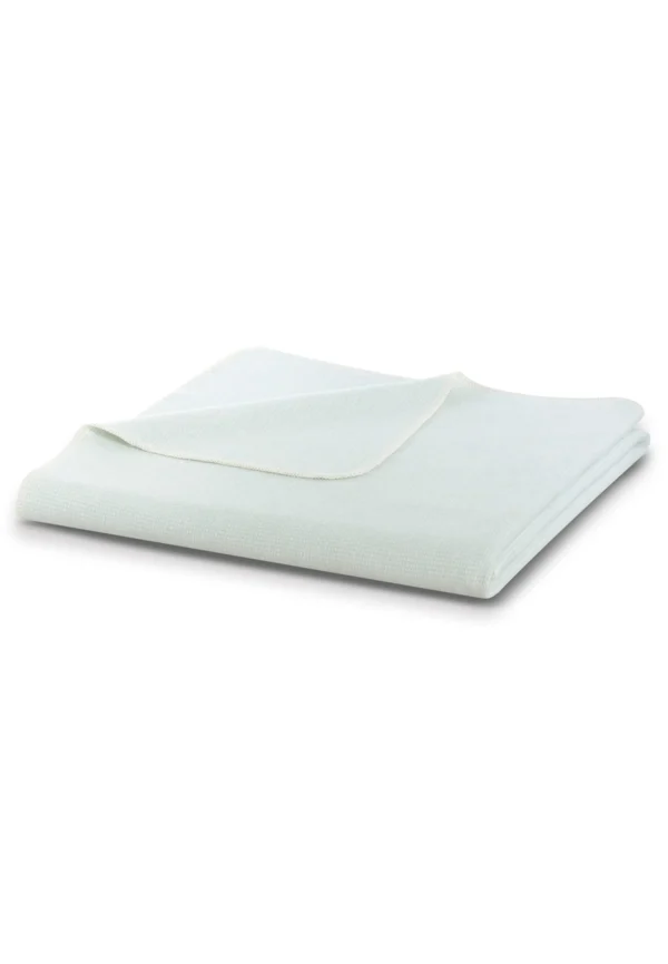 Biederlack Wohndecke Basic In Pearl Aqua 1