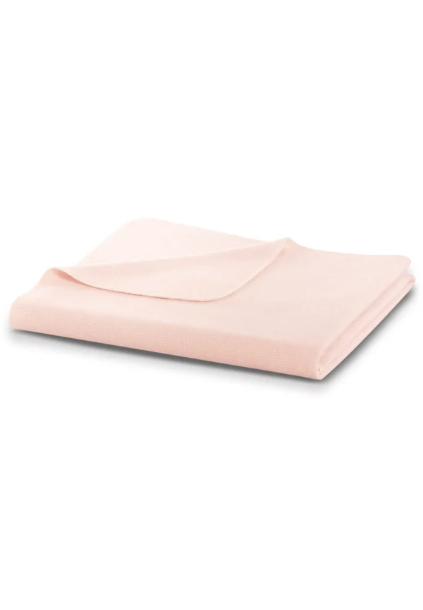 Biederlack Wohndecke Basic In Pearl Rose 1