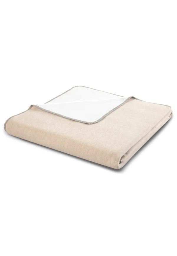 Biederlack Wohndecke Green Line In Beige-Nature 1