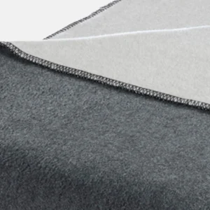 Biederlack Wohndecke Green Line In Dark Grey-Silver 6