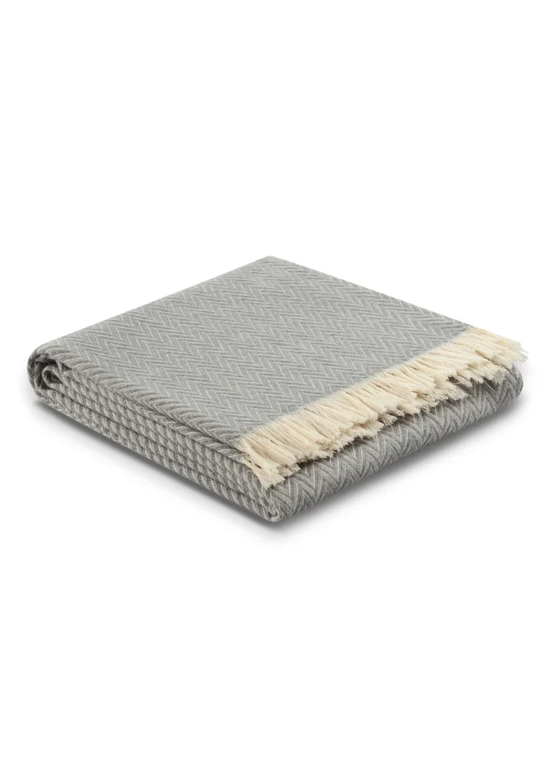 Biederlack Wohndecke Plaids In Boras Graphit 1