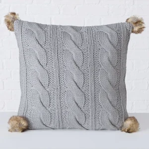 Boltze 2er-Set: Kissen “Edda” In Beige/ Grau – (L)45 X (B)45 Cm 9