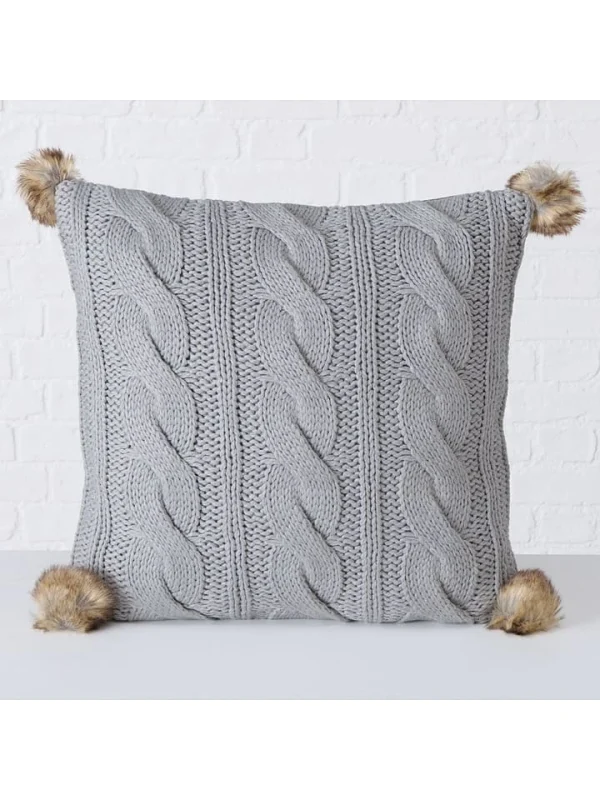 Boltze 2er-Set: Kissen “Edda” In Beige/ Grau – (L)45 X (B)45 Cm 3