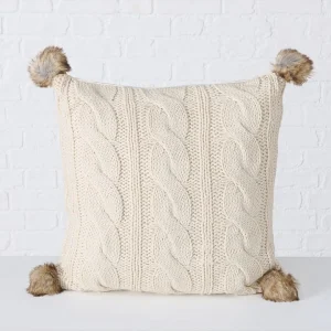 Boltze 2er-Set: Kissen “Edda” In Beige/ Grau – (L)45 X (B)45 Cm 11