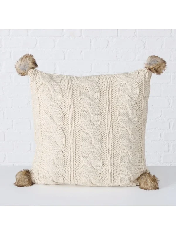 Boltze 2er-Set: Kissen “Edda” In Beige/ Grau – (L)45 X (B)45 Cm 4
