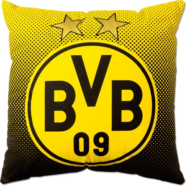 Borussia Dortmund BVB-Kissen Mit Emblem (40x40cm) 1
