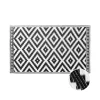 Butlers In- & Outdoor-Teppich Ethno Rauten L 150 X B 90cm COLOUR CLASH In Schwarz-Weiß 13