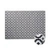 Butlers In- & Outdoor-Teppich Mosaik L 200 X B 150cm COLOUR CLASH In Schwarz-Weiß 17