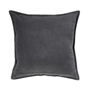 Butlers Kissen L 45 X B 45cm COTTON VELVET In Anthrazit 6
