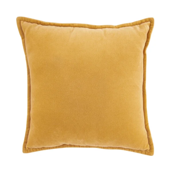 Butlers Kissen L 45 X B 45cm COTTON VELVET In Gelb 1