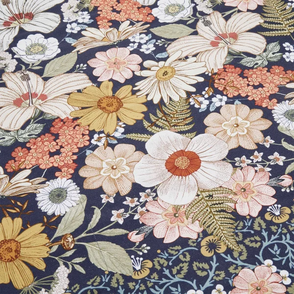 Butlers Picknickdecke L 175 X B 154cm BETWEEN FLOWERS In Dunkelblau 8