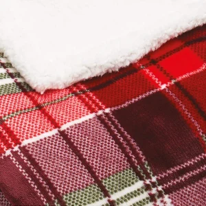 Cacharel Plaid “Sherpa” In Rot/ Bunt 10