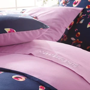 Cacharel Satin-Bettlaken “Uni” In Pink 9