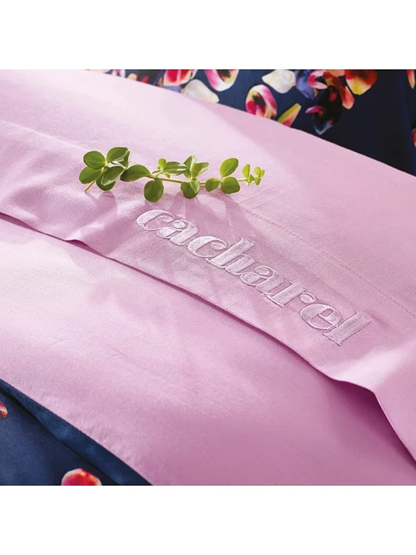 Cacharel Satin-Bettlaken “Uni” In Pink 5