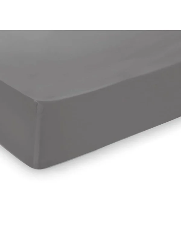 Cacharel Satin-Spannbettlaken “Uni” In Grau 3