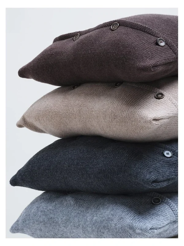 Cimmino Cashmere Kissenhülle In Blau – (L)50 X (B)50 Cm 5