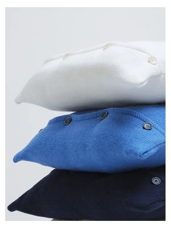 Cimmino Cashmere Kissenhülle In Blau – (L)50 X (B)50 Cm 6