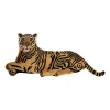 Clayre & Eef Woll-Teppich “Tiger” In Hellbraun/ Schwarz – (B)183 X (H)76 Cm 19