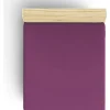 Colorful Cotton Renforcé-Spannbettlaken In Lila 10