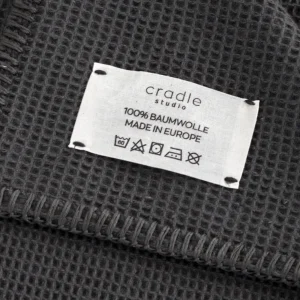 Cradle Studio Wohn- & Kuscheldecke Piqué Oversize In Anthrazit 14