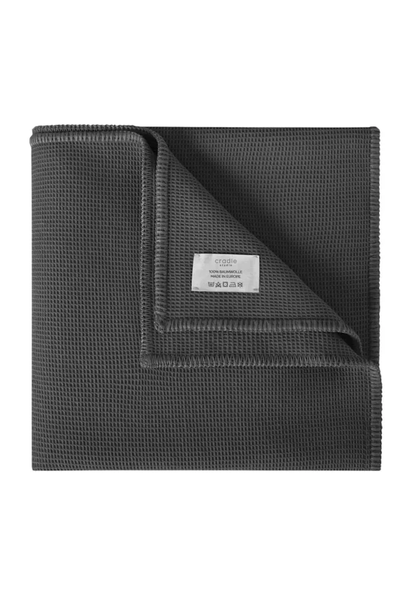 Cradle Studio Wohn- & Kuscheldecke Piqué Oversize In Anthrazit 1