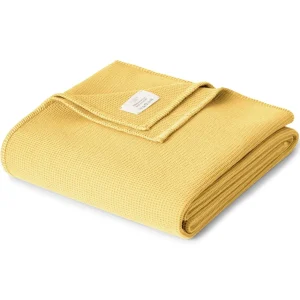 Cradle Studio Wohn- & Kuscheldecke Piqué Oversize In Gelb 9