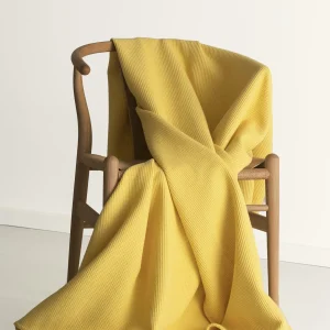 Cradle Studio Wohn- & Kuscheldecke Piqué Oversize In Gelb 13