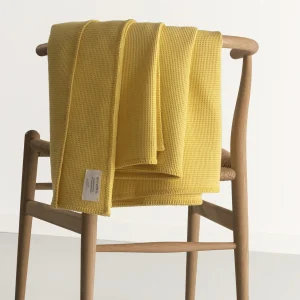 Cradle Studio Wohn- & Kuscheldecke Piqué Oversize In Gelb 15