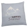 David Fussenegger Kissenhülle “Silvretta – Gipfelstürmer” In Hellblau 26