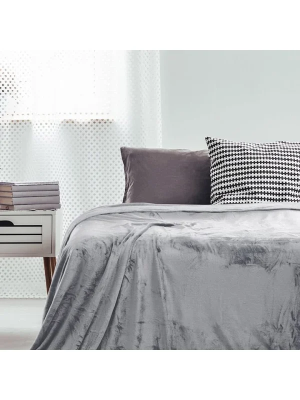 Deco King Wohndecke In Grau 4