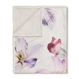DESCANSO Plaid “Caen” In Creme/ Bunt 9