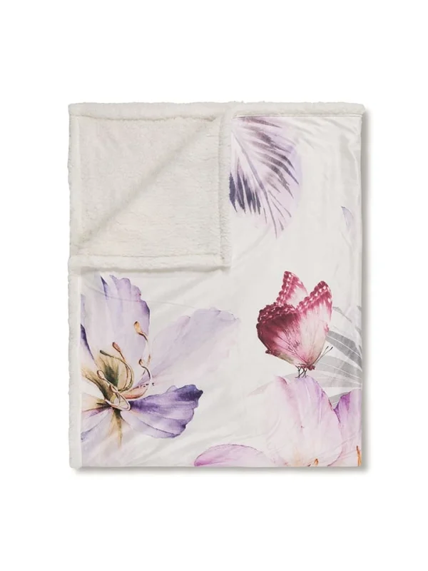DESCANSO Plaid “Caen” In Creme/ Bunt 4