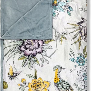 DESCANSO Plaid “Wood” In Bunt/ Grau 9