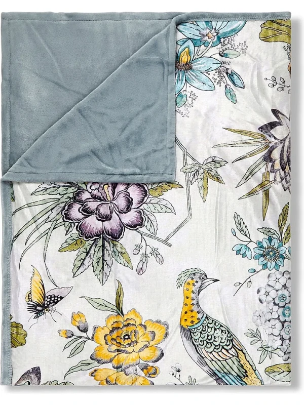 DESCANSO Plaid “Wood” In Bunt/ Grau 4